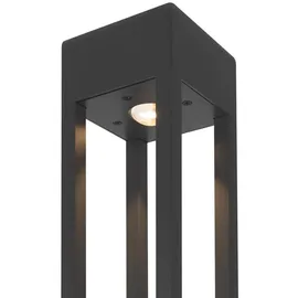 Maytoni Elbe Außenpoller Metall 200 cm 25 W inkl. LED-Lampe grau