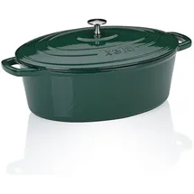 Kela Calido Bräter 33 x 26 cm oval smaragdgrün