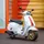 aiyaplay Kinder Elektro-Motorrad, 6V Kindermotorrad mit MP3, USB, FM-Radio, LED-Scheinwerfer, Kinderfahrzeug mit Trainingsrädern, 3 km/h, für 3-6