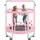 Vevor Mini Freizeittrampolin 147 cm inkl. Sicherheitsnetz Rosa