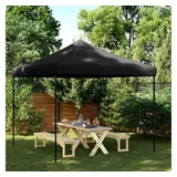 vidaXL Partyzelt Faltbar Pop-Up Schwarz 292x292x315 cm