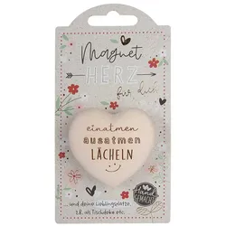 LovelyHearts - Magnet | einatmen ausatmen Lächeln