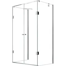 Glaszentrum Hagen Ares U-Kabine mit Pendeltür rechts 90 x 195 cm transparent/weiß
