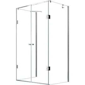 Glaszentrum Hagen Ares U-Kabine mit Pendeltür rechts 90 x 195 cm transparent/weiß