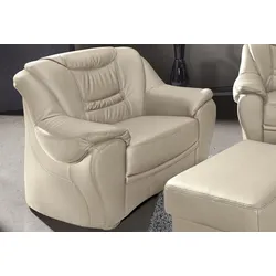 Sessel SIT & MORE "Benson", beige (creme), B:98cm H:94cm T:95cm, NaturLeder, Luxus-Microfaser ALTARA NUBUCK (100% Polyester), Luxus-Kunstleder, Sessel, Polstersessel