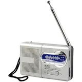 FiTspi Mini Tragbares BCR119 AM FM Radio, batteriebetriebenes Taschenradio mit eingebautem Lautsprecher & einziehbarer Antenne für Haushalt, Outdoor, Camping, Wandern