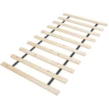 Lermowood Rollrost 70 x 200cm (10 Latten) - Extrem stabil, Massivholz - Lattenrost Bettrost Holzlatten Latten Rost