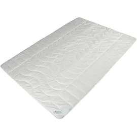Traumschlaf Leinen Sommerdecke extra leicht, Füllung: 60% Leinen 40% Baumwolle 140x200 cm - weiß
