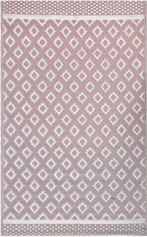 Beliani Outdoor-Teppich 120 x 180 cm Pink THANE