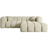 altdecor Ecksofa Beige, Textil, 5-Sitzer, L-Form Corner Sofa Bett Eckcouch Couch Wohnlandschaft Cauchsofa OLEA-L1 - Couches, Wohnlandschaften, Ecksofas