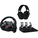 Logitech G29 Driving Force Lenkrad + Pedale + G435 Headset schwarz