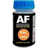 Alex Flittner Designs Lackstift RAL 2003 PASTELLORANGE seidenmatt 50ml schnelltrocknend Acryl