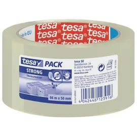 Tesa Klebeband Strong 50 mm x 66 m transparent 1 St.