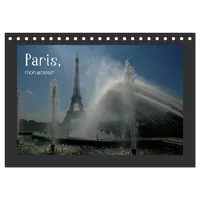 Calvendo Paris, mon amour (Tischkalender 2026 DIN A5 quer),