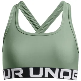 Under Armour Crossback Low-Support Sport-BH Mädchen 348 silica green/white XL 160-170 cm