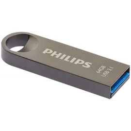 Philips Moon Edition 3.1 64 GB USB Typ-A, 3.2 Gen 1 (3.1 Gen 1), Ohne Deckel, 5,4 g, Grau