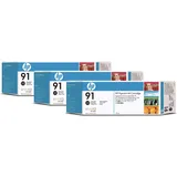 HP 91 photo schwarz 3er Pack C9481A