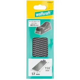 WOLFCRAFT Raspelplatte für Blockhobel