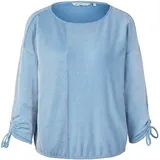 Tom Tailor 3/4-Arm-Shirt Blau/Weiß XL