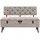 vidaXL Sitzbank 110cm Creme 110 x 52 x 75 cm