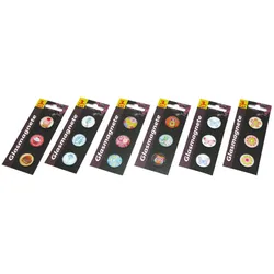Global Partner Glasmagnete Magnet Magnete Kühlschrankmagnet Deko Magnete rund ca 24mm 3er Set verschiedene Sets sortiert, nicht wählbar
