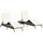 vidaXL Sonnenliege 59 x 24 x 59 cm Braun