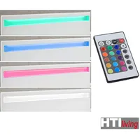 Hti-Living Bett mit LED-Licht 90 x 200 cm Nick