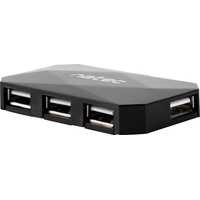 NATEC NHU-0647 Schnittstellen-Hub USB 2.0 480 Mbit/s Schwarz