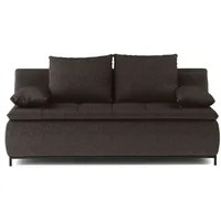 Schlafsofa Sugar Stoff Grau Charcoal