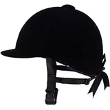 Reithelm aus Samt, bequem, Reitmütze, atmungsaktiv, Reithelme(23.62in/60cm)