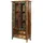 MASSIVMOEBEL24.DE Vitrine Altholz 85 x 42 x 180 cm Mehrfarbig