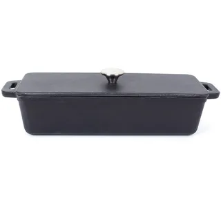 Echtwerk Gusseisen, Brotback-/Auflauform mit Deckel,