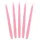 OEM Kegelkerze 24 cm rosa 10 St.