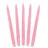 OEM Kegelkerze 24 cm rosa 10 St.