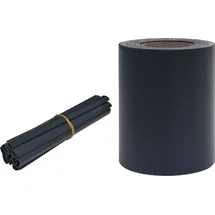 vidaXL PVC Zaunfolie 35 x 0,19 m matt-dunkelgrau