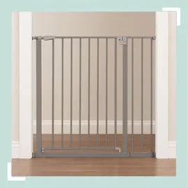 Relaxdays Treppenschutzgitter, grau