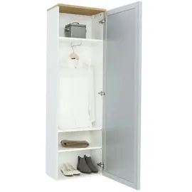 Möbel Kraft Hängeschrank 54 x 31 x 170 cm Weiß