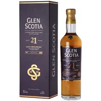 Glen Scotia 21 Years Old Single Malt Scotch Whisky 46% Vol. 0,7l in Geschenkbox