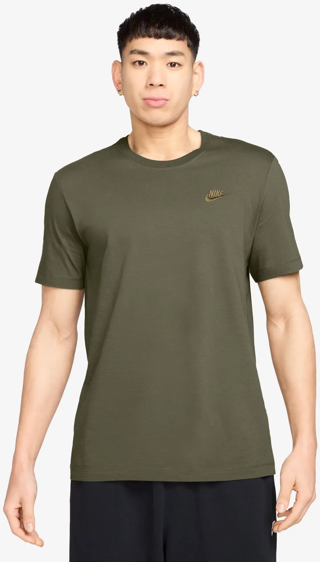 NIKE M NSW CLUB TEE MEDIUM OLIVE/PARACHUTE BEIGE 3XL