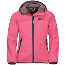 Jack Wolfskin Softshelljacke Fourwinds (wind-& wasserabweisend) pink Kinder