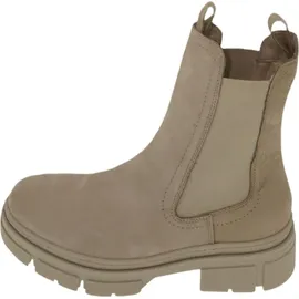 TAMARIS Damen Chelsea Boots, Frauen Stiefeletten,TOUCHit-Fußbett,Bootee,Booties,halbstiefel,Kurzstiefel,uebergangsschuhe,Taupe NUBUC,40 EU