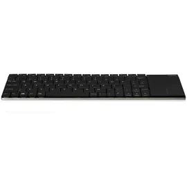Rapoo E2710 Wireless Keyboard mit Touchpad DE schwarz (16170)