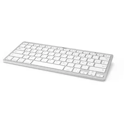 Büro Tastatur Bluetooth  125135 KEY4ALL X510 (Silber, Weiß)