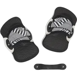 F2  Kiteboard Bindung BINDING BASIC Kitesurf L/XL  Schwarz/Weiss 2024/2025 SCHWARZ|WEISS XL (45.5-49)