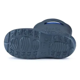 Ladeheid Eva Kinder Jungen Mädchen Gummistiefel Regenschuhe gefüttert LA-CA-03 (Metallisches Blau/Marineblau-2, 34/35 Eu) - 34/35