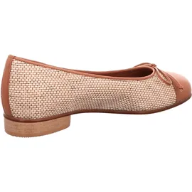 Gabor Pumps beige braun Bast Ballerinas 85.102.48 für Damen, braun, Größe 42 EU / 8 UK