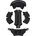 Kopfpolster C5 2XL schwarz