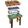 Colorbaby CB Games 85328 4-in-1-Multi-Spieltisch mit Beinen