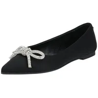 Steve Madden Ballerinas mit Strasssteinbesatz Modell Elina Black, 39