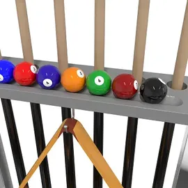 Stradivari Billard-Queue Ständer "Francesca", Grau